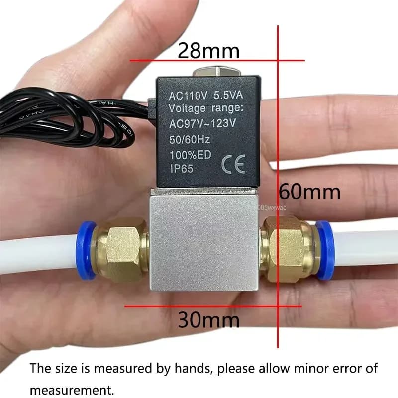 Valve 1/4 | Normally Closed 12V DC | For Air, Water, or Oil - Thumbnail 6