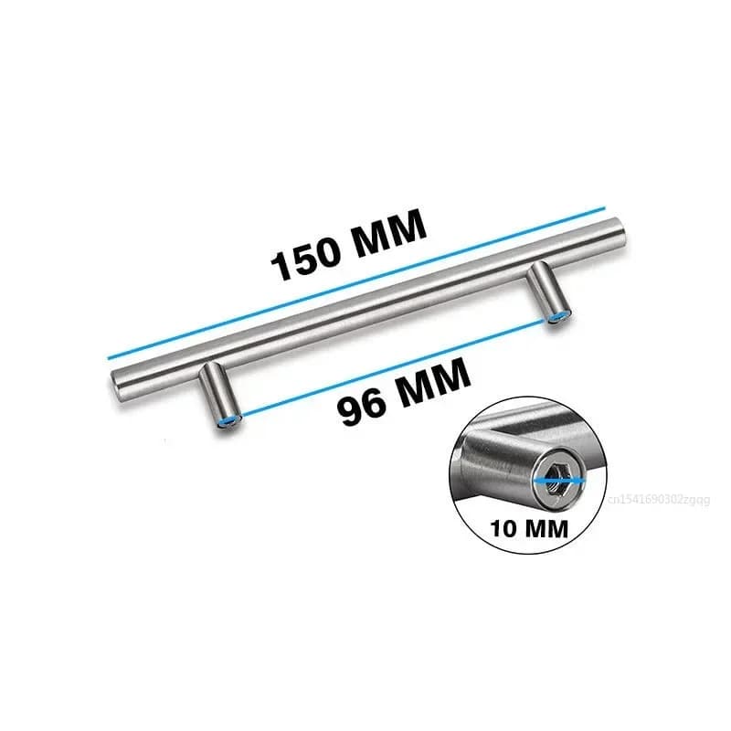 T-Bar Handles | 50mm to 500mm Stainless Steel | Kitchen Cabinet & Cupboard Drawer Pulls - Thumbnail 5