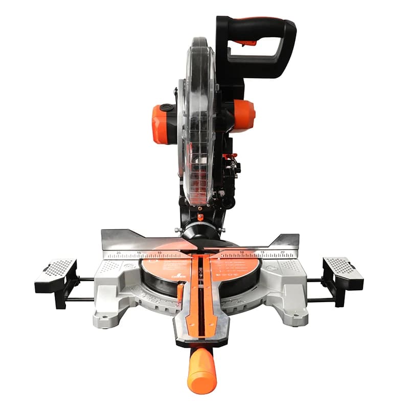 12-Inch Sliding Miter Saw | Single Bevel with Laser Guide | Precision Wood Cutting Tool - Thumbnail 3