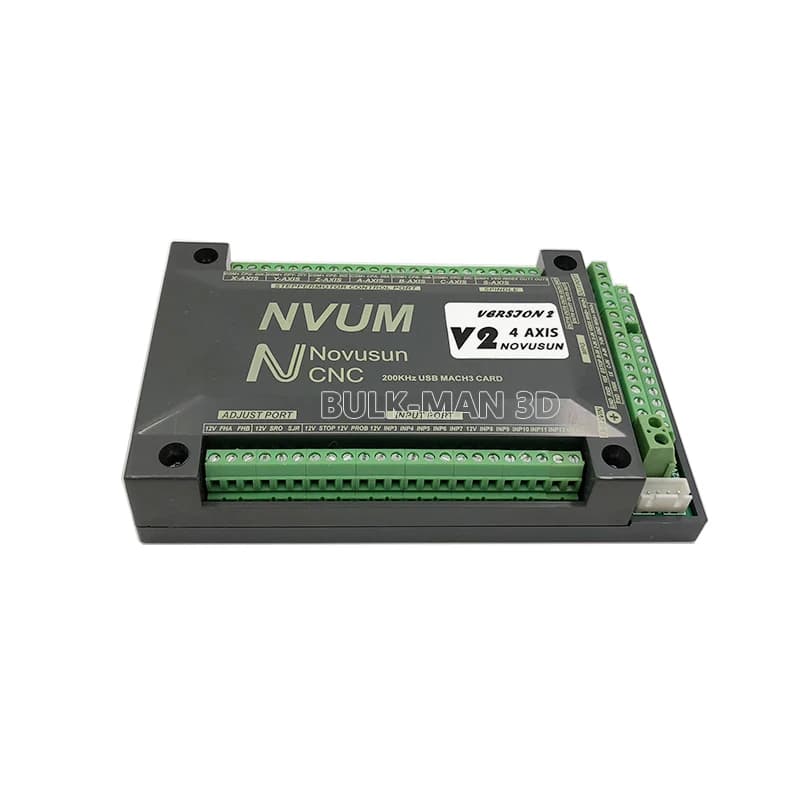 CNC Motion Controller | 4-Axis USB Mach3 Card | 200KHz Precision for Engraving & Routing - Thumbnail 3