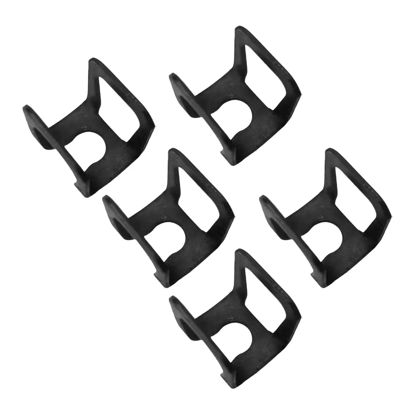 5-piece hydraulic jack accessory kit with 2-ton jack hoop, claw clamps, threaded pump core, and small cylinder piston parts.