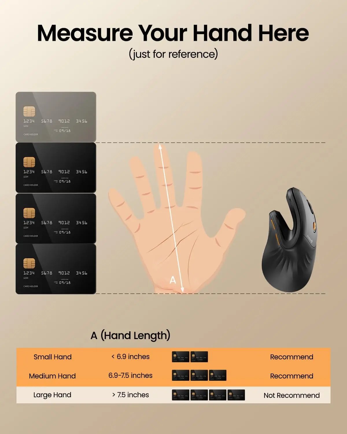 EM11 Ergonomic Vertical Mouse | Wireless Rechargeable Design | Multi-Device Connectivity - Thumbnail 5