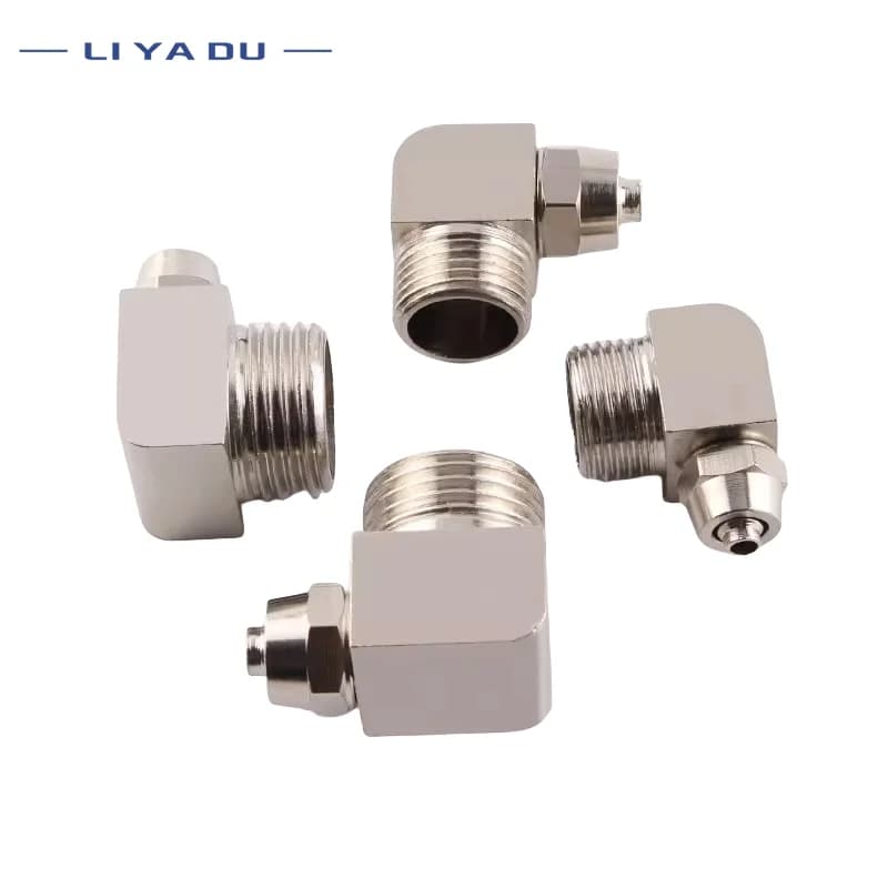 Brass Pneumatic Fittings | Quick-Connect Threaded Adapters | 1/8 to 1/2 NPT | 6-12mm OD - Thumbnail 3