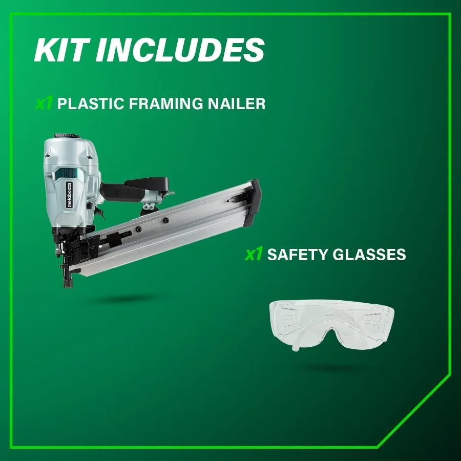 Pro-Preferred Framing Nailer | Tool-less Depth Adjustment | Heavy-Duty Pneumatic Power Nailers - Thumbnail 4
