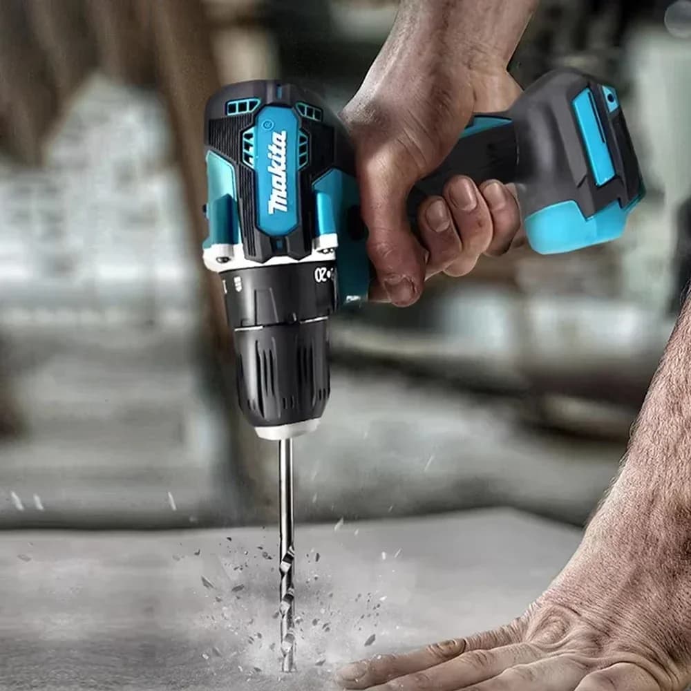 Makita DHP487 Screwdriver Cordless Percussion Drill 18V Electric Variable Speed Brushless Motor Impact Power Tools Power Drill - Thumbnail 2