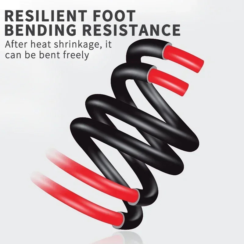 10/50/100M 200Meters Polyolefin Heat Shrink Tube 3:1 Ratio Adhesive Lined Shrink Ratio Insulated Cable Sleeve - Thumbnail 3