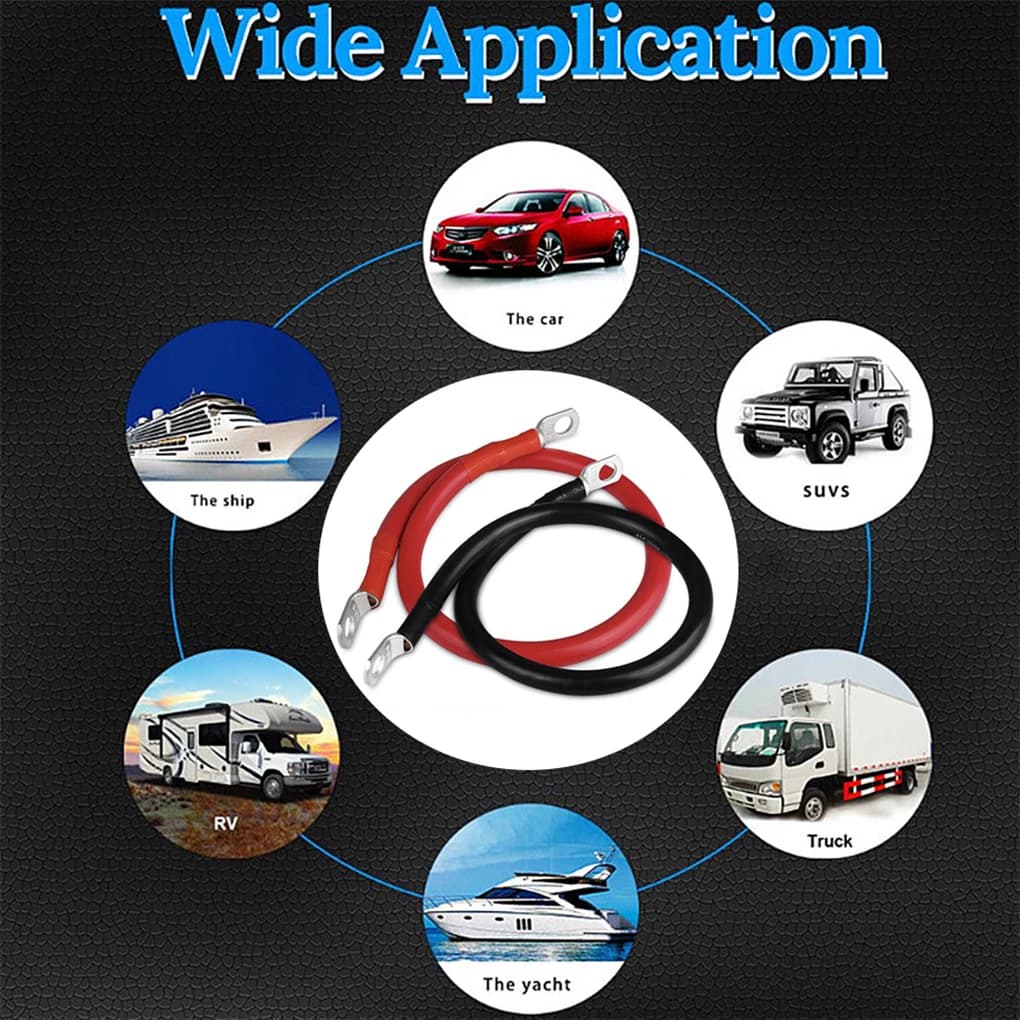 4 AWG Battery Cable Kit | Tinned Copper Inverter & Solar Wire | 30CM - Thumbnail 5