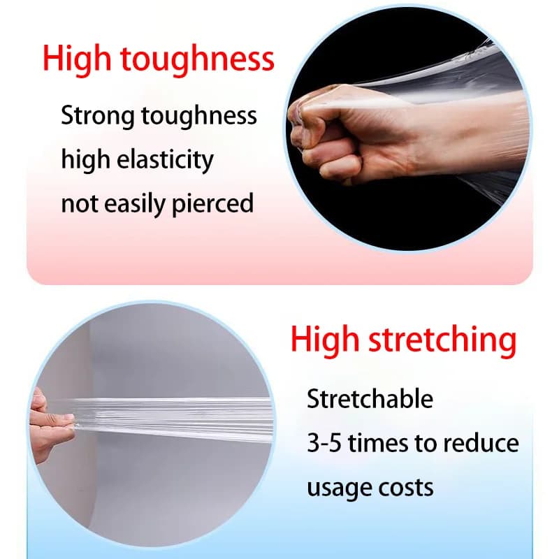 Professional-Grade Stretch Wrap | 200m Industrial Roll | Heavy-Duty Pallet & Packaging Film - Thumbnail 3