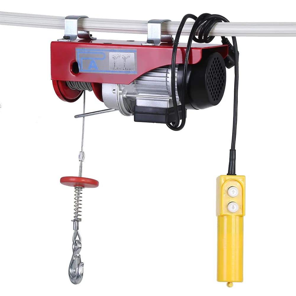 Electric Cable Hoist | 100-200kg Lifting Capacity | Heavy-Duty Overhead Crane System - Thumbnail 2
