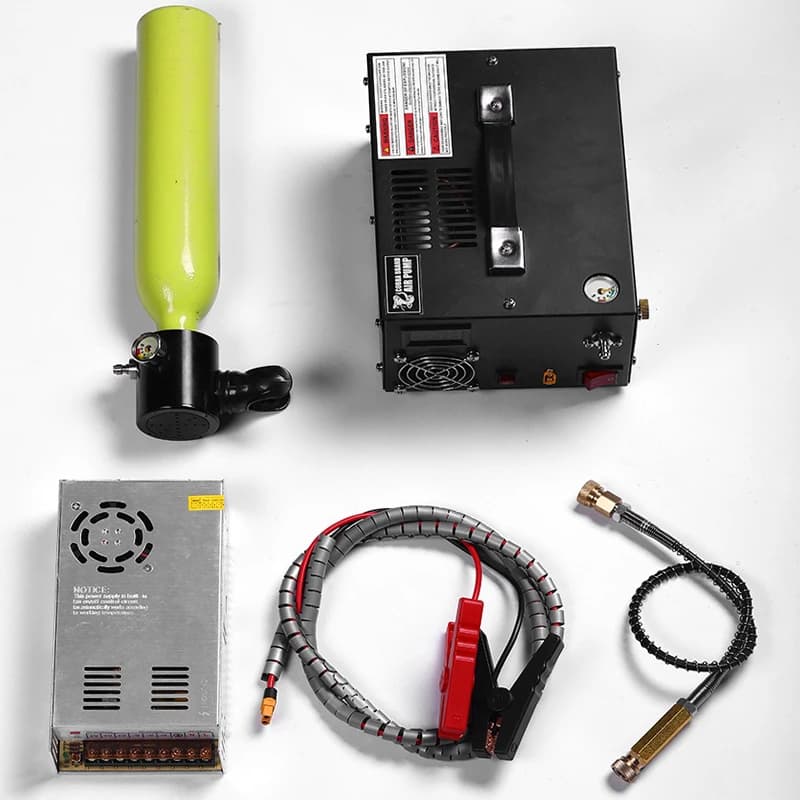 4500psi PCP Air Compressor | 300Bar 12V High Pressure Pump | Airgun & Rifle Inflator - Thumbnail 5