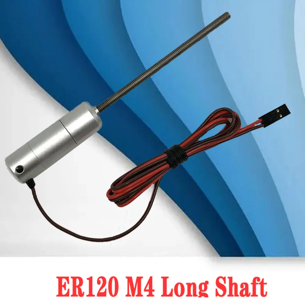 Retract Motor | Full Metal M3/M4 Shaft | For DIY RC Plane Landing Gear - Thumbnail 3