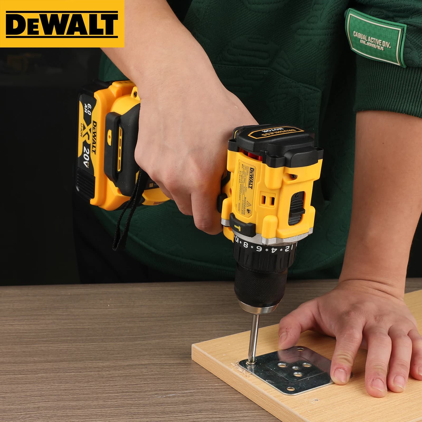 DeWalt DCD805 Brushless Impact Driver | 20V MAX Cordless Drill | Professional-Grade Power Tool - Thumbnail 2