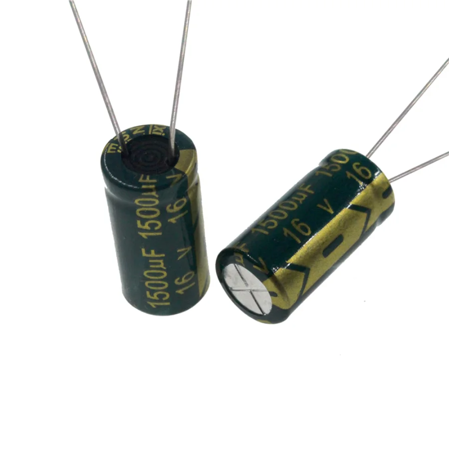 Radial Electrolytic Capacitor | 1500uF 16V | 10x16mm | 50-Piece Professional-Grade Set - Thumbnail 2