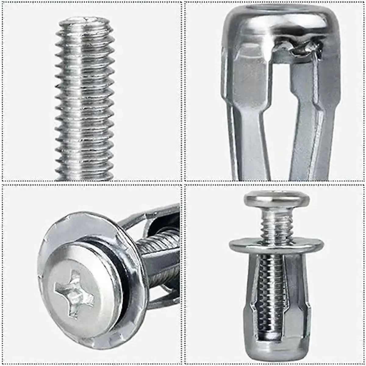 Screw Jack Nuts | Curtain & Board Wall Fasteners | Expansion Plugs & Rivet Lock Bolts - Thumbnail 5
