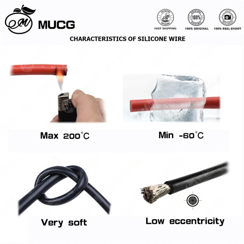 Professional-Grade Silicone Wire | Super-Flexible & Durable | 1-14 AWG Tinned Copper - Thumbnail 5