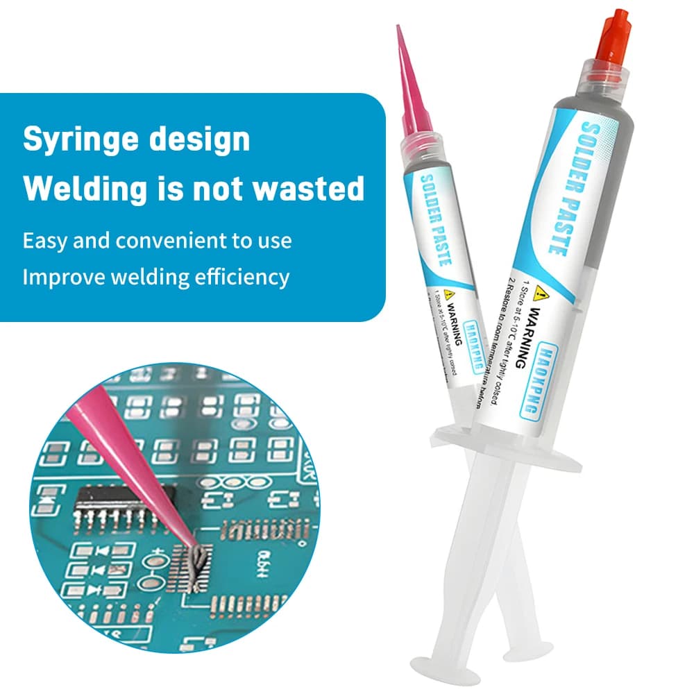 Professional-Grade Solder Paste | Sn99Ag0.3Cu0.7 Lead-Free Alloy | Precision Electronics & Micro-Soldering - Thumbnail 3