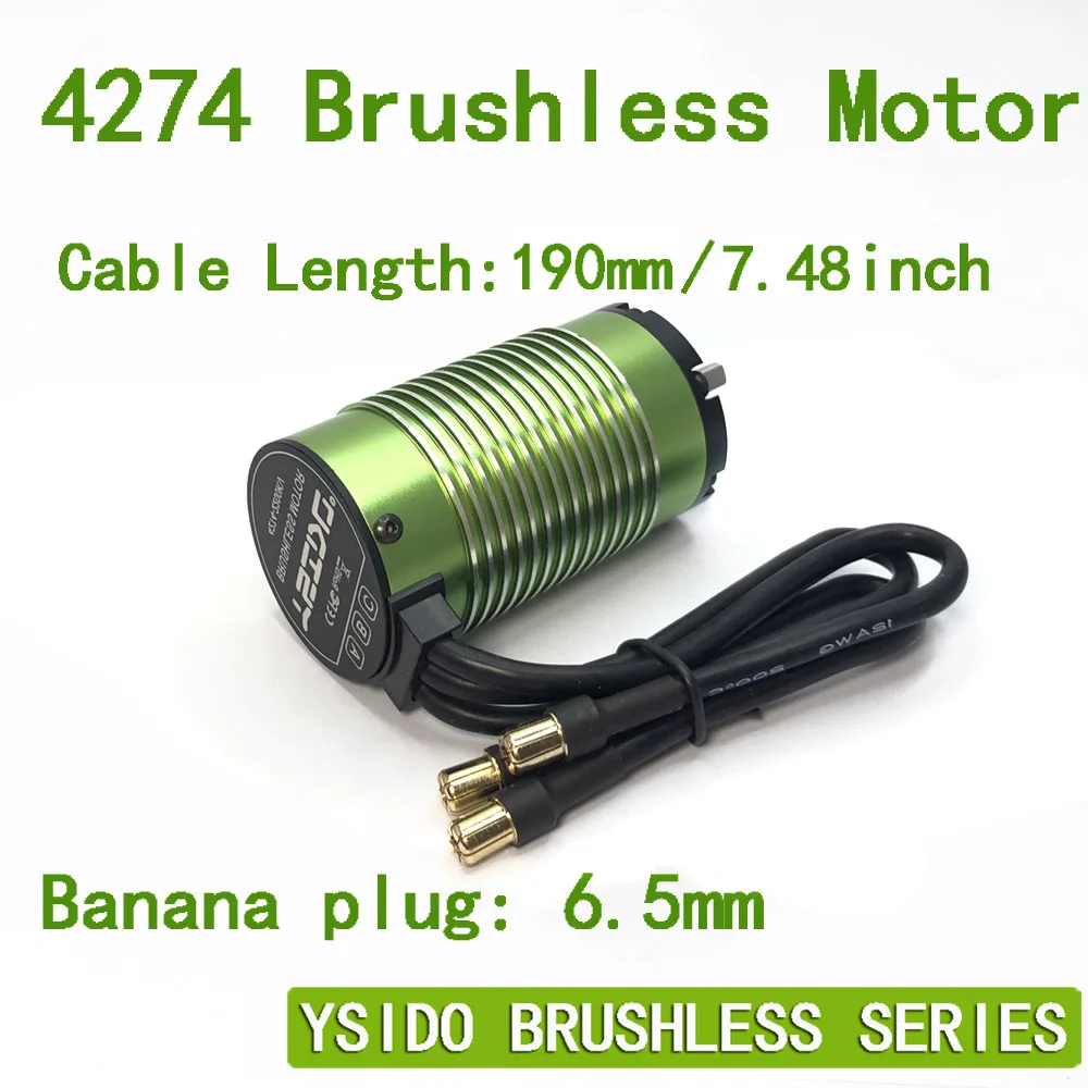 High-Performance Brushless Motor | 4274 800-3600KV | For ARRMA TRAXXAS RC Cars & Boats - Thumbnail 5