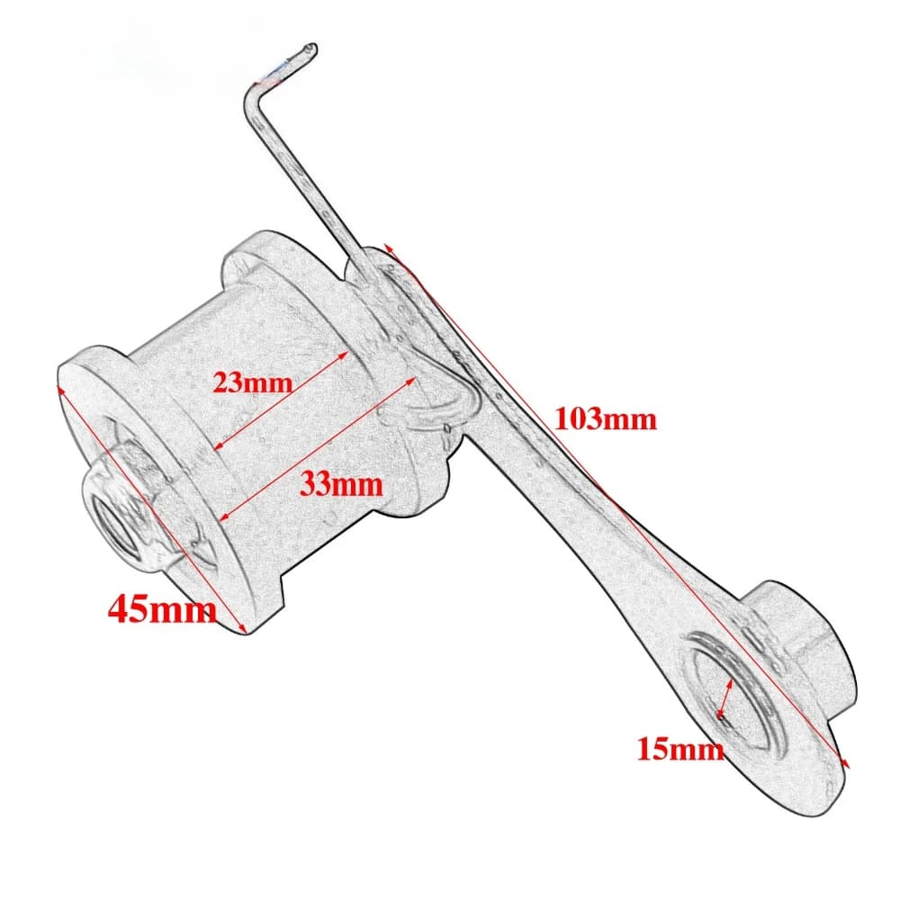 Duty Chain Tensioner | Fits 110cc 125cc 140cc Dirt Pit Bikes | XR CRF50 SSR ATV Roller - Thumbnail 6
