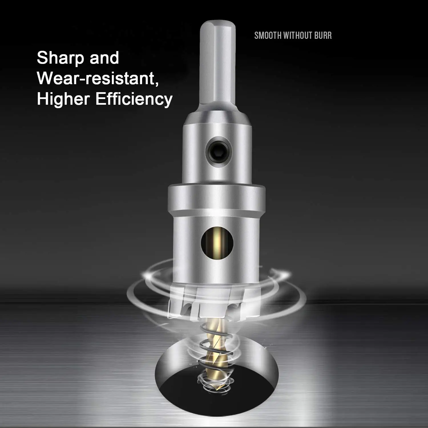 8-Piece Hole Saw Kit | 16-35mm Carbide-Tipped | For Stainless Steel & Metal Drilling - Thumbnail 4