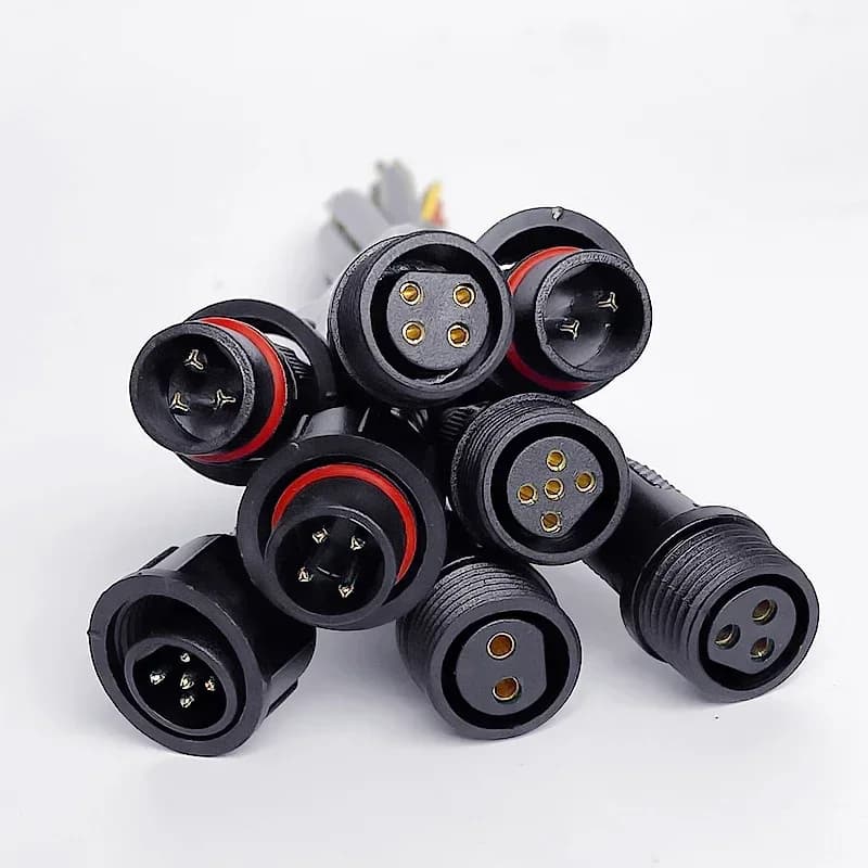 LED Strip Connector Kit | Waterproof IP68 | 2-5 Pin Male/Female | 5-20 Piece Set - Image 1
