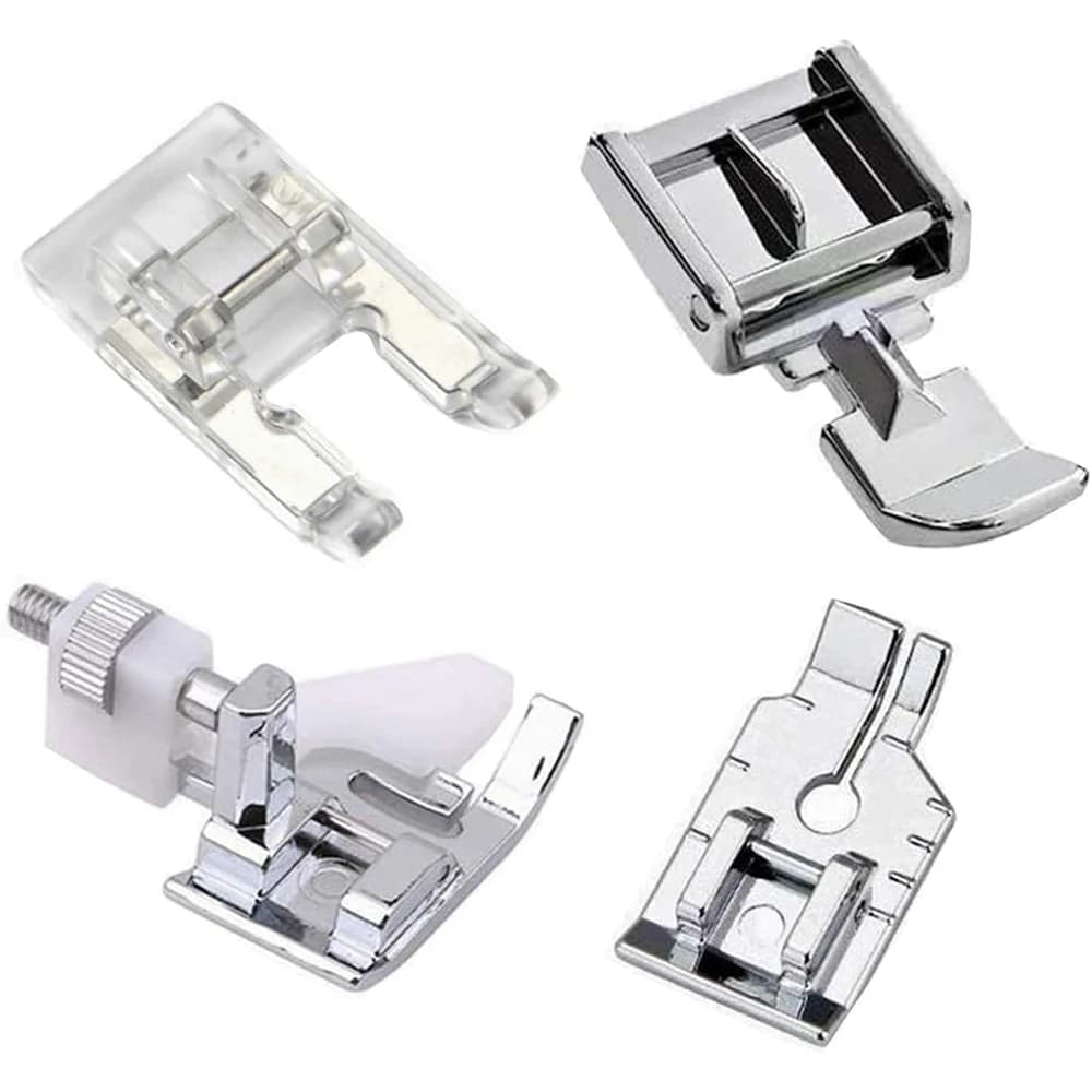 Sewing Machine Presser Foot Kit | 13-Piece Set for Invisible Zippers & Roller Stitching - Thumbnail 5