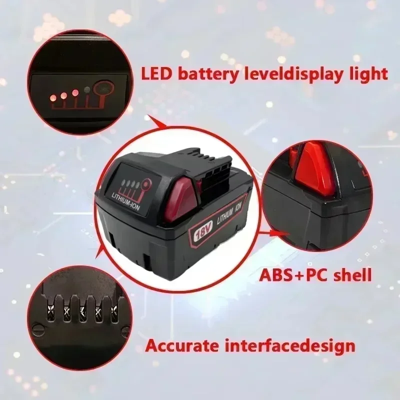 Replacement Battery | High Output 18V Li-Ion | For Cordless Wrench & Screwdriver - Thumbnail 6