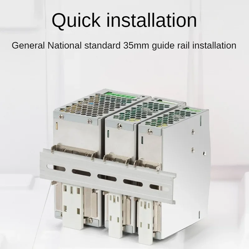DIN Rail Power Supply | 75W-240W Output | 12V/24V/48V DC for Industrial Electronics - Thumbnail 2