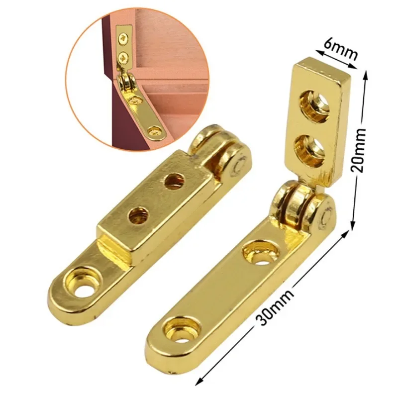 90° Spring Hinge | Jewelry & Watch Box Lid Support | Toolbox Corner Bracket Hardware - Thumbnail 2