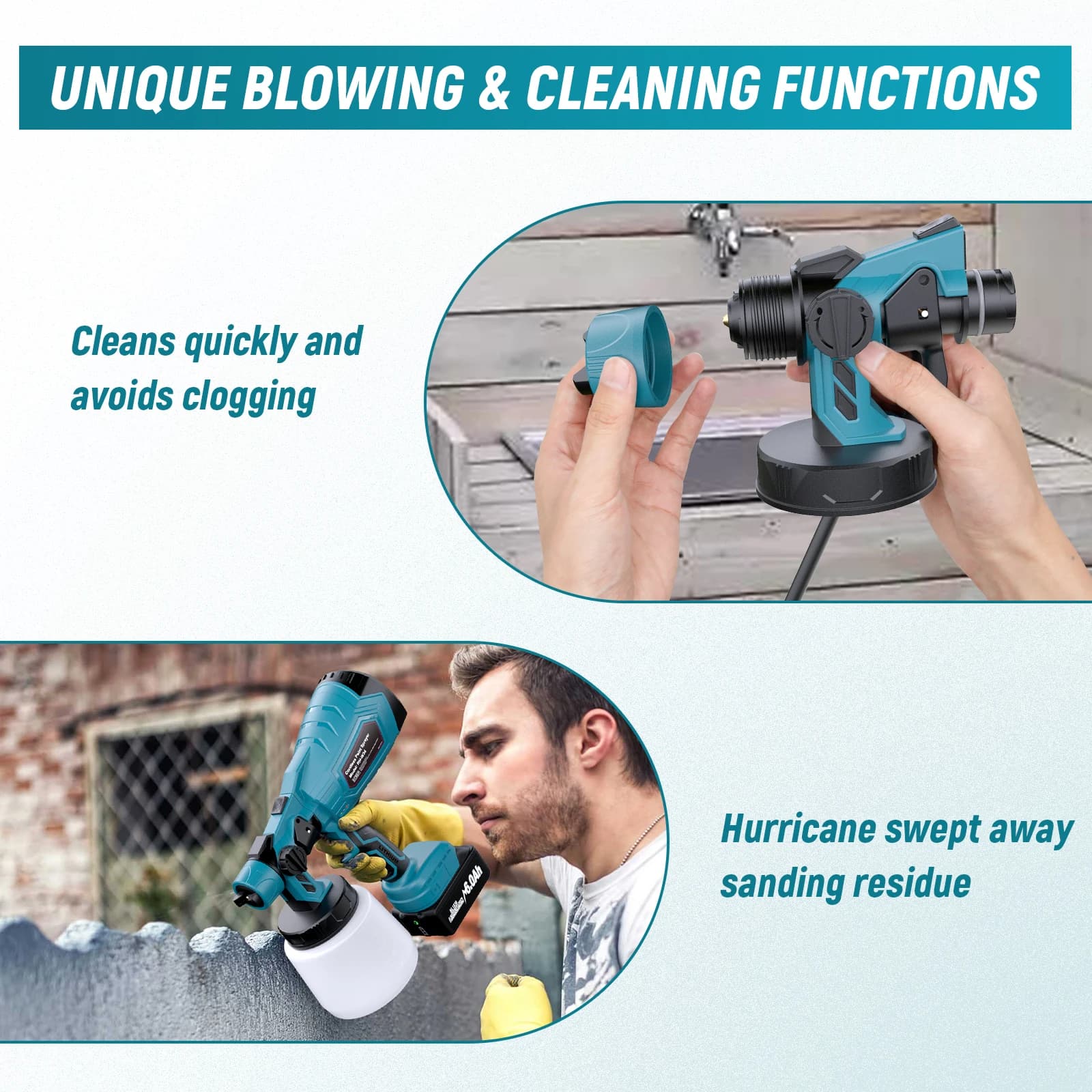 Makita 18V Cordless HVLP Paint Sprayer | Professional Finish for Furniture & Interior Projects - Thumbnail 5