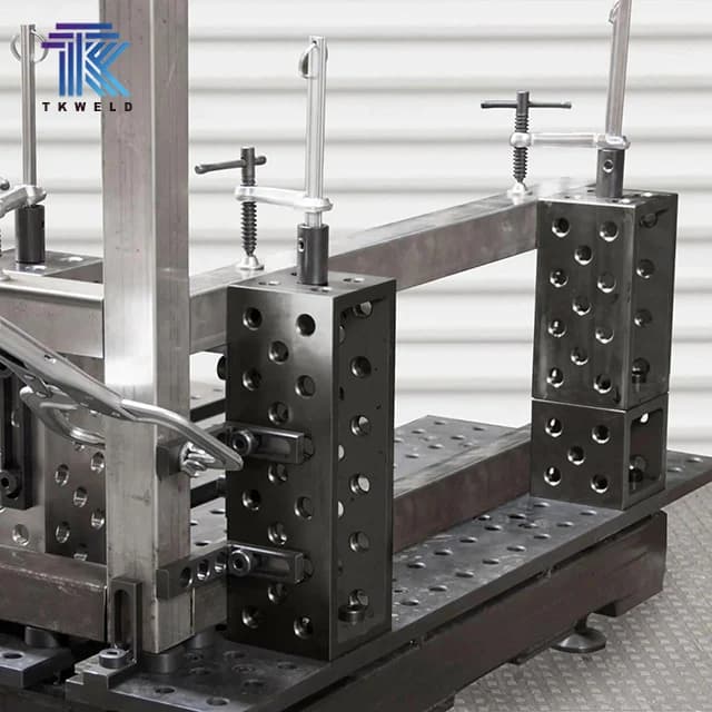 Plasma Nitriding Welding Table | 1000x1000mm Work Surface | 0.5mm Precision for Robotic & Manual Fabrication - Thumbnail 2