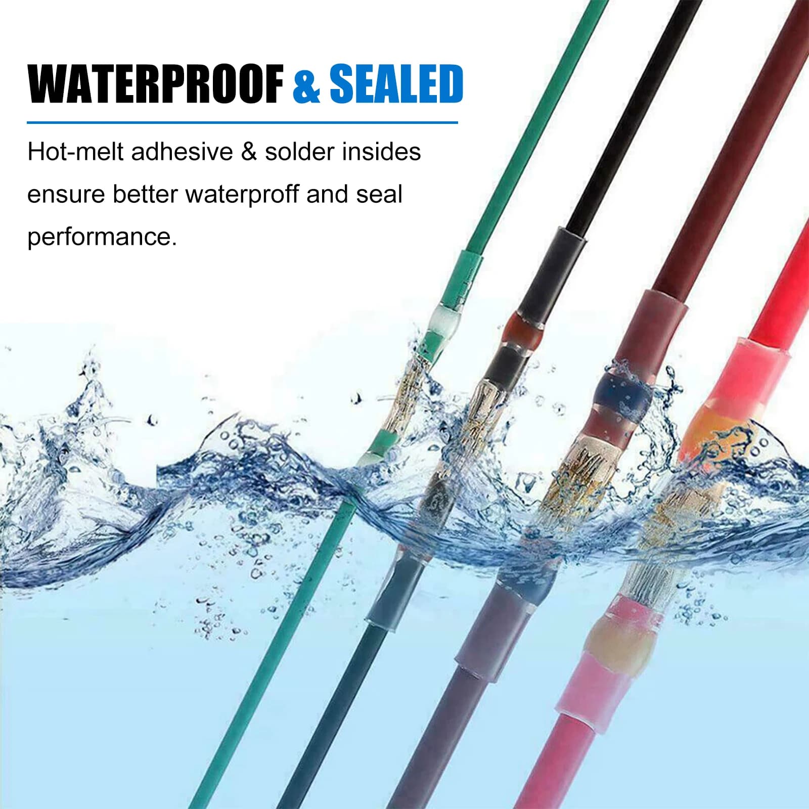 Waterproof Solder Connectors | 200-Piece Kit | Marine & Automotive Grade - Thumbnail 4