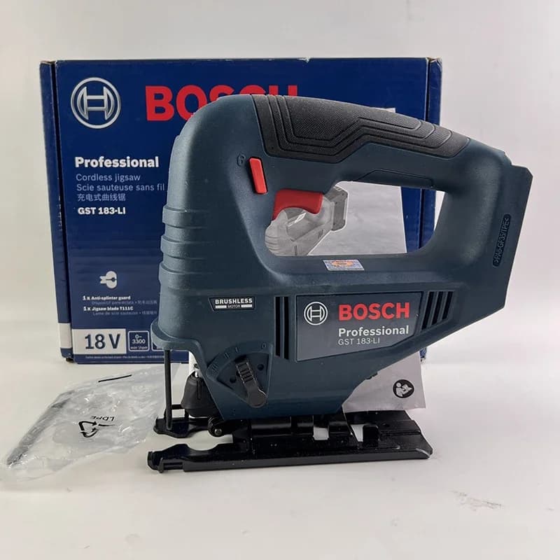 Bosch GST 183-LI Cordless Jig Saw | Brushless Reciprocating Saw | For Wood & Metal Cutting - Thumbnail 2