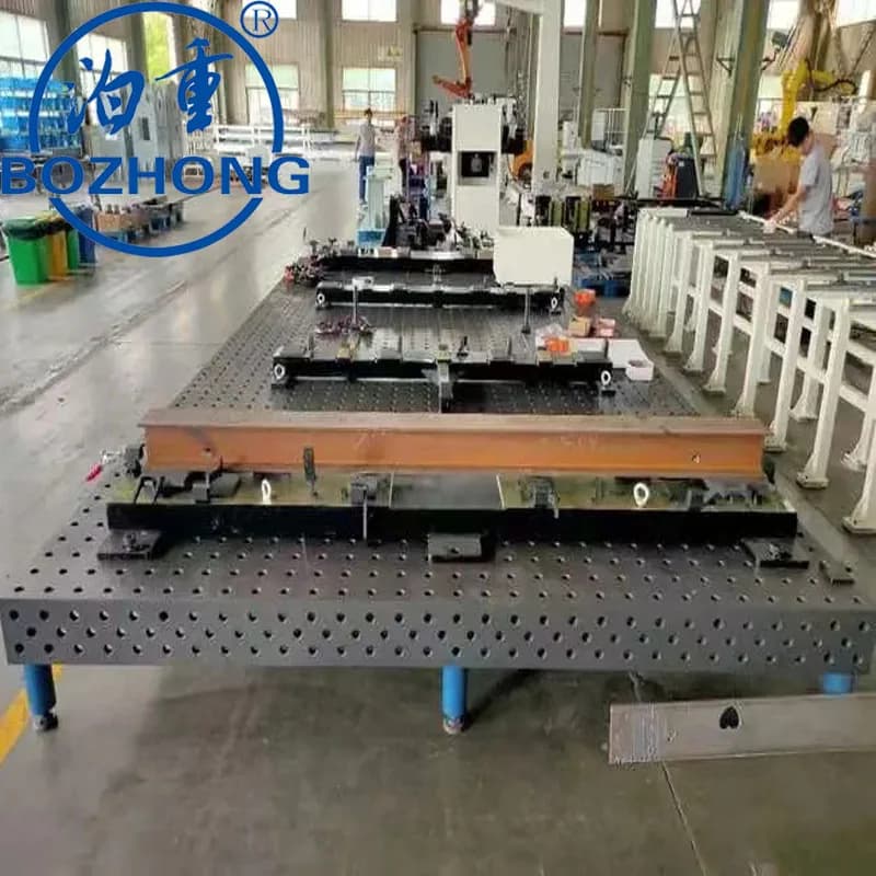 3D Welding Table with Clamping System | 1500x3000mm Cast Iron Surface | Heavy-Duty Assembly Platform - Thumbnail 5