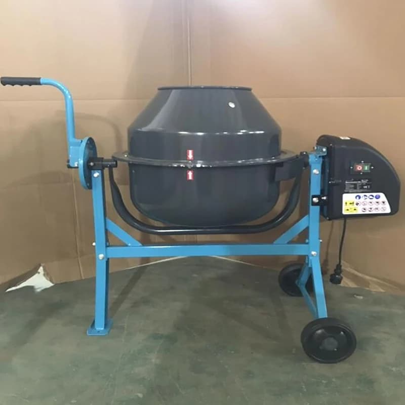 Professional-Grade 63L Vertical Mixer | Heavy-Duty Electric Concrete & Mortar Blender for Construction & DIY - Thumbnail 3