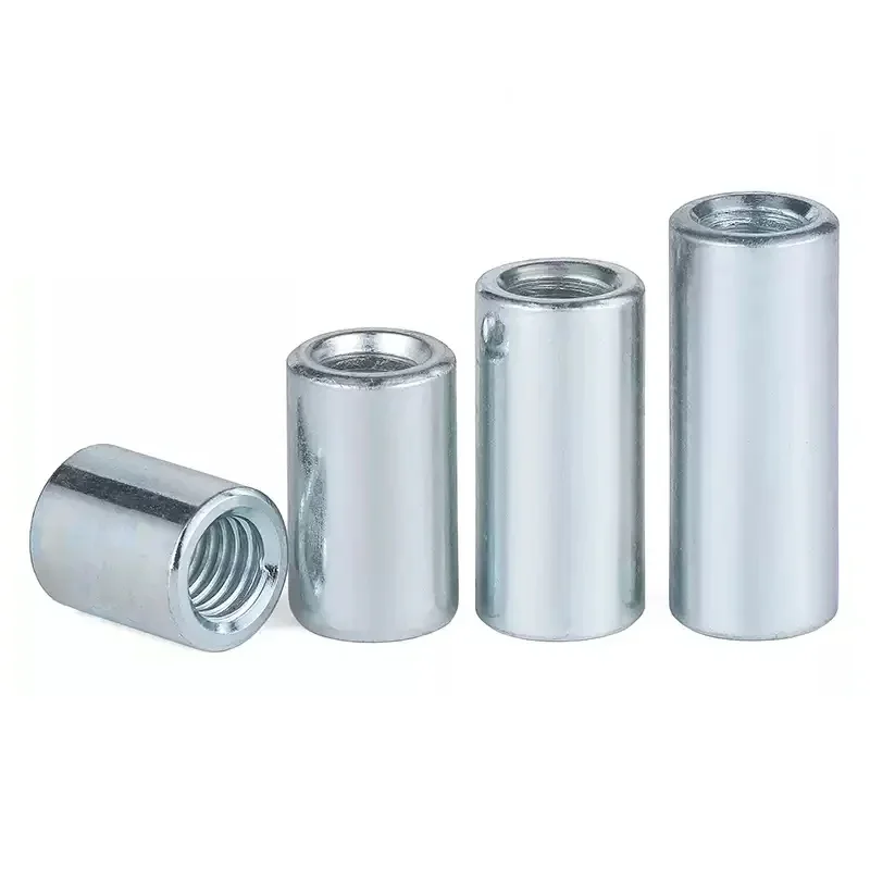 Cylindrical Nuts | Galvanized Carbon Steel | M6-M12 Screw Rod Joint - Thumbnail 6