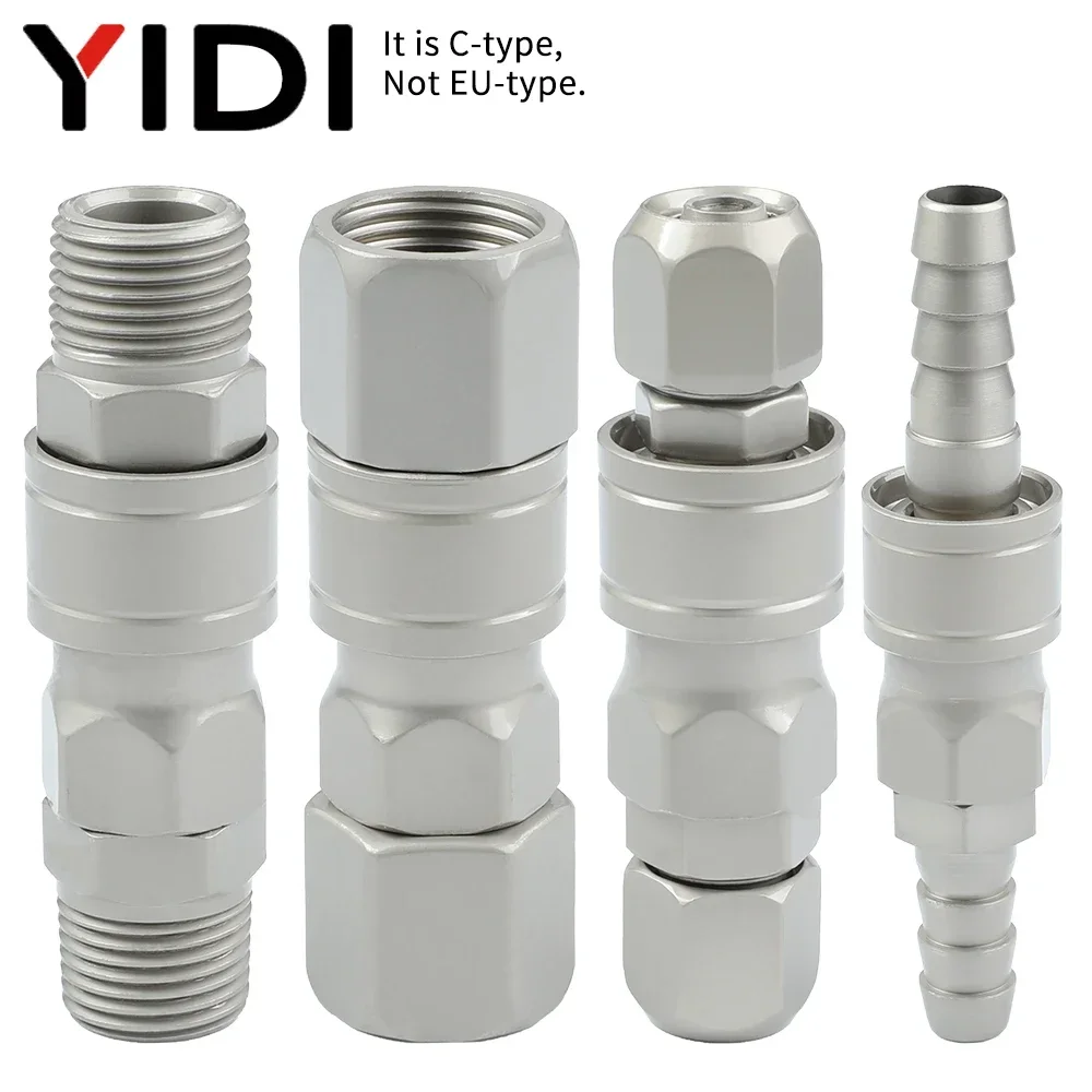 Quick-Connect Air Fittings | High-Flow Pneumatic Couplers | 20, 30, 40 Series - Thumbnail 2