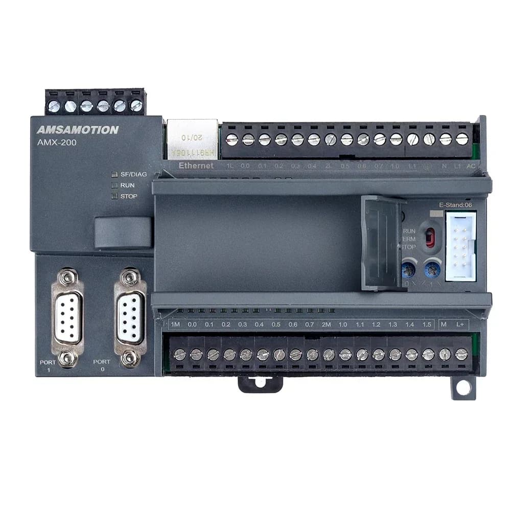 PLC Controller | S7-200 Compatible | 220V with 2AI/1AO I/O | Relay & Transistor Output - Thumbnail 4