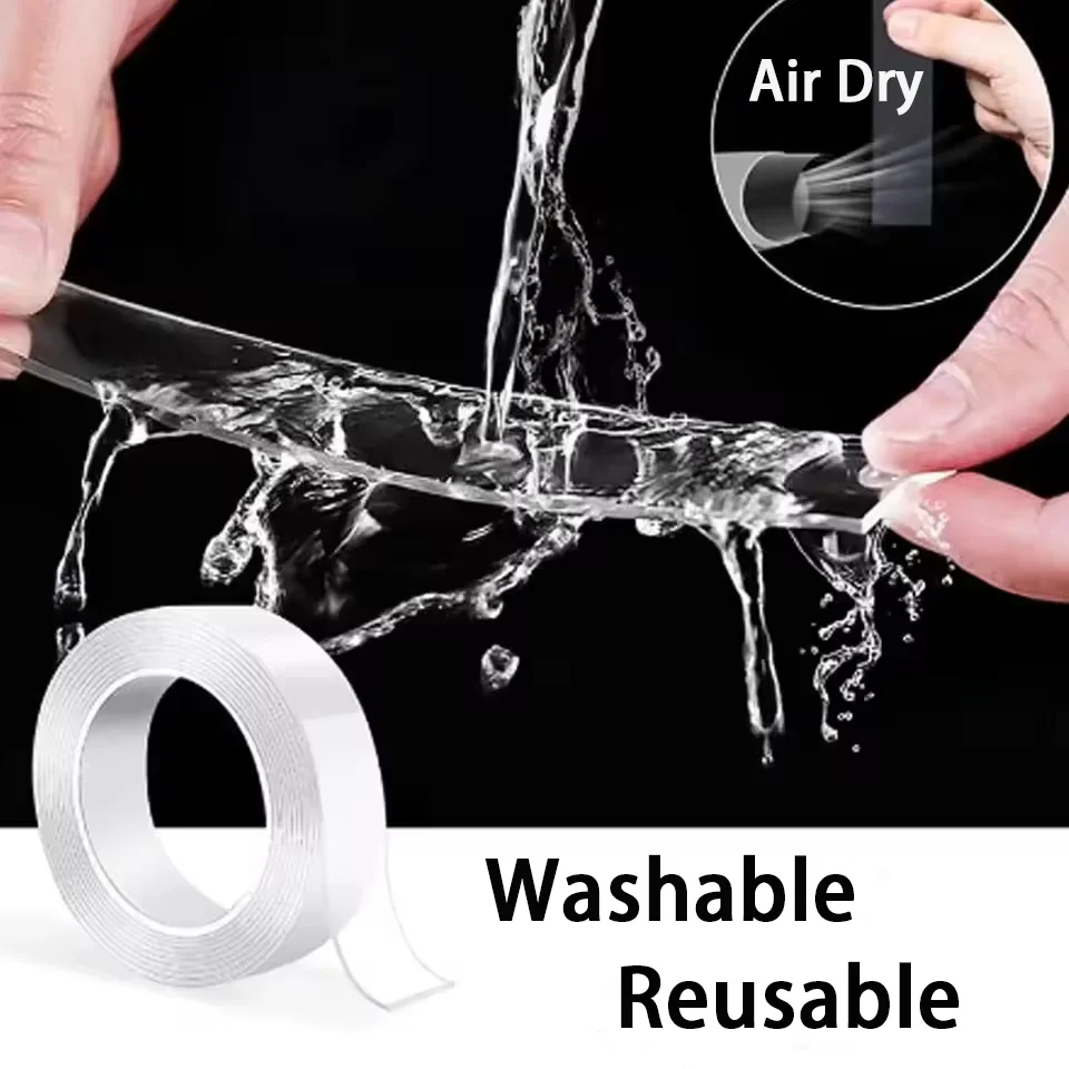 Professional-Grade Double-Sided Mounting Tape | Ultra-Strong, Waterproof & Removable | Invisible Home & Office Solution - Thumbnail 4