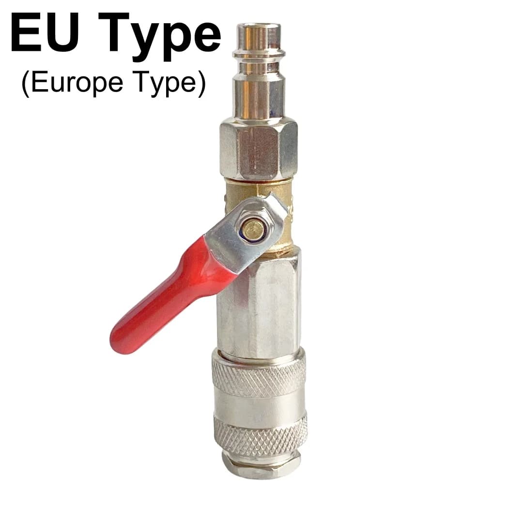 Pneumatic On/Off Valve | Quick-Connect Air Compressor Switch & Fitting - Thumbnail 3
