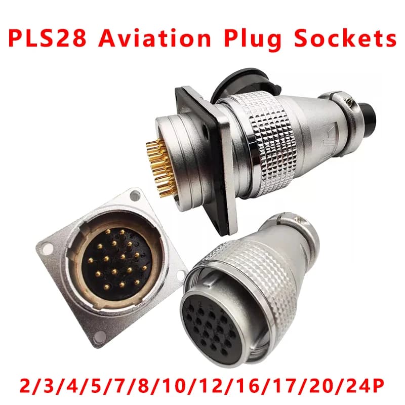 Aviation Connector Plug | PLS28 Series | 2-26 Pin Male/Female Socket - Thumbnail 2