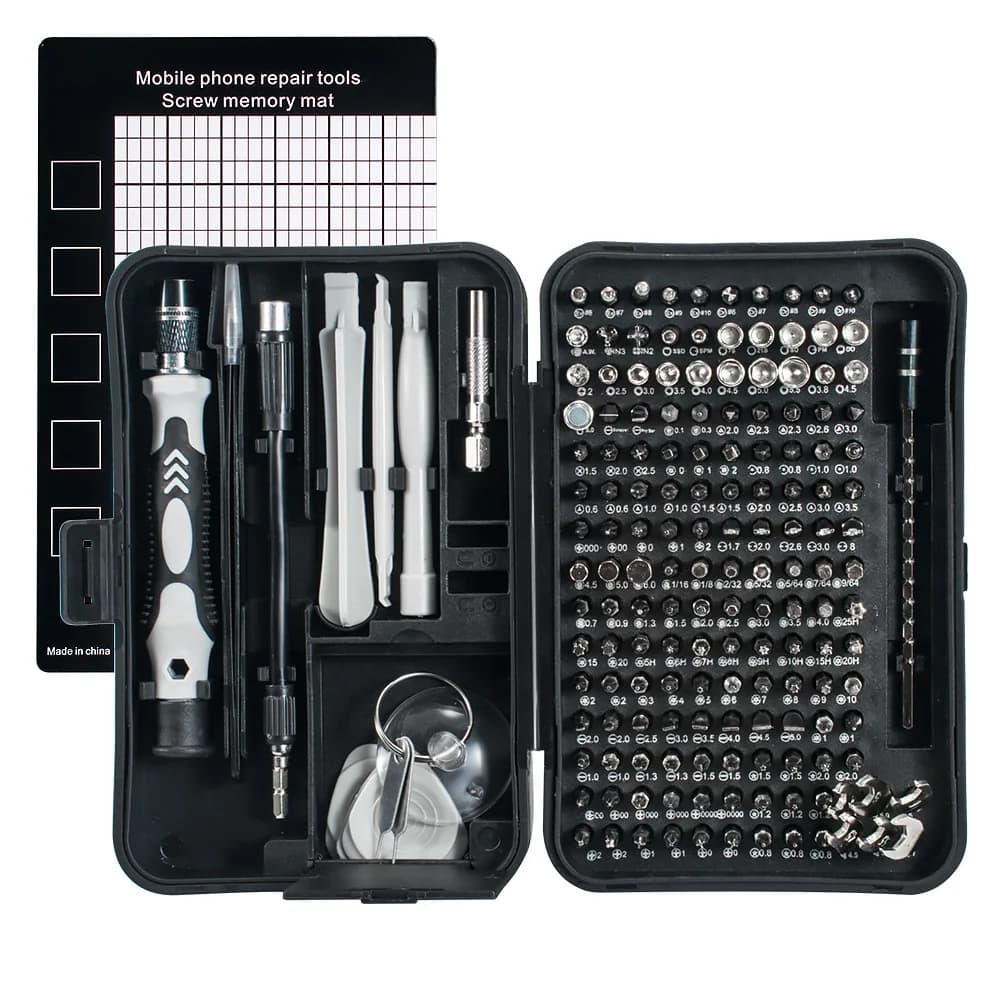 170-Piece Magnetic Screwdriver Set | Precision Torx & Phillips Bits for Electronics & PC Repair - Thumbnail 3