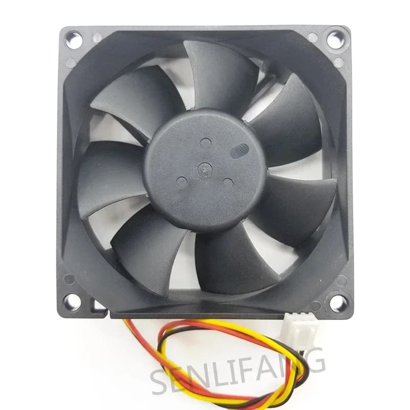 High-Performance 80x25mm Server Cooling Fan | EFC-08E12D-EF05 | Silent & Reliable Airflow - Thumbnail 2