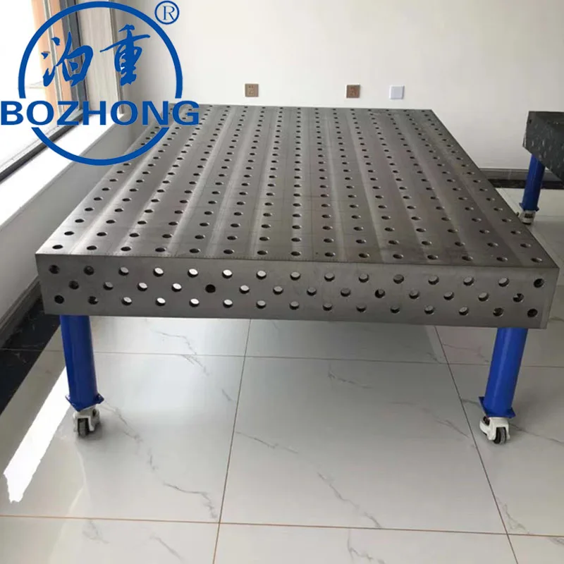 3D Welding Table with Clamping System | 1500x3000mm Cast Iron Surface | Heavy-Duty Assembly Platform - Thumbnail 6