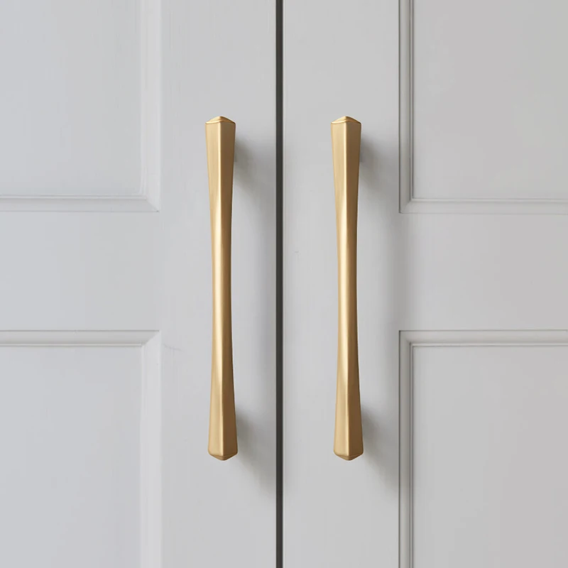 Gold Cabinet Handles | Zinc Alloy Drawer Pulls & Knobs | Kitchen & Dresser Furniture Hardware - Thumbnail 6