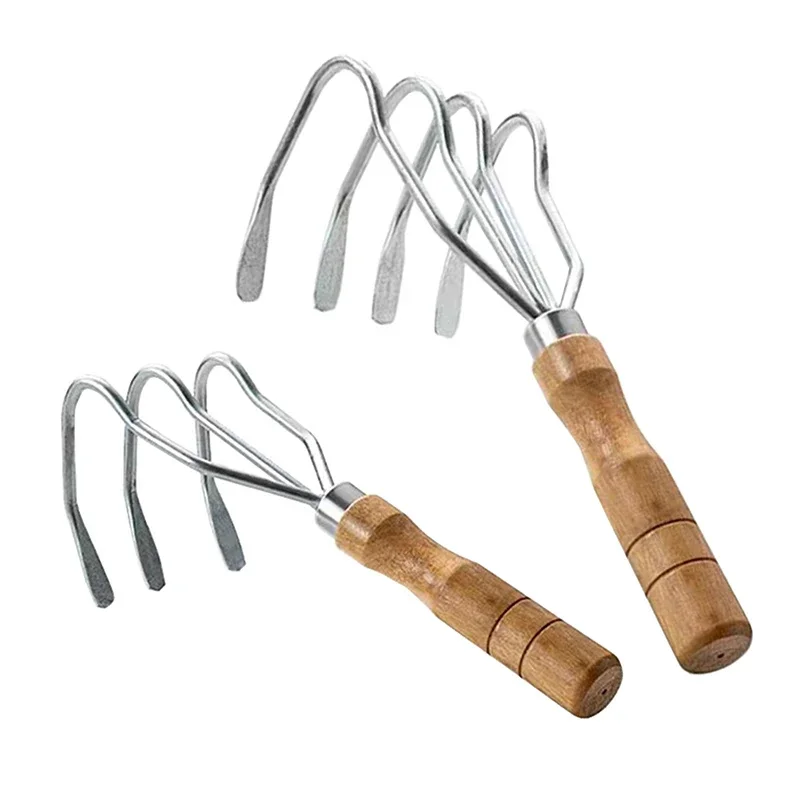 4-Foot Multi-Purpose Farm Rake | Durable Tidal Flat & Garden Tool | Oyster & Soil Application - Thumbnail 4