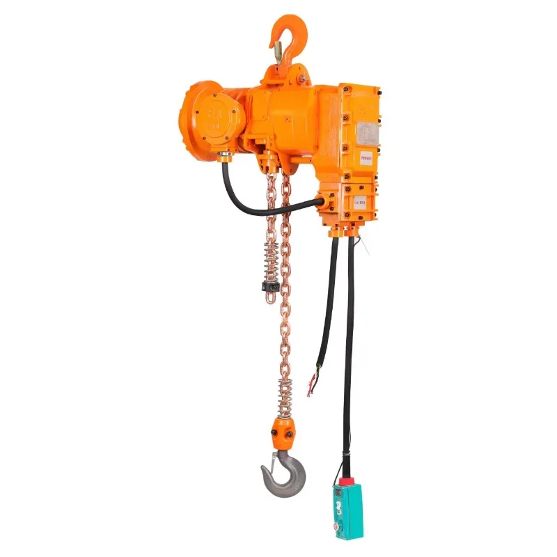 Industrial-Grade 380V Explosion-Proof Electric Chain Hoist | Remote-Controlled Crane System - Thumbnail 3