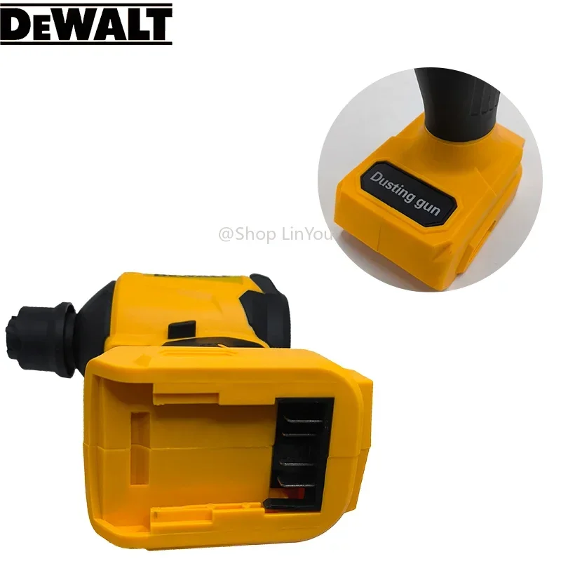 Dewalt Brushless Air Blower Cordless Air Dust Removal Gun With Nozzle Multifunction Dusting Machine Inflator Tool bare machine - Thumbnail 3