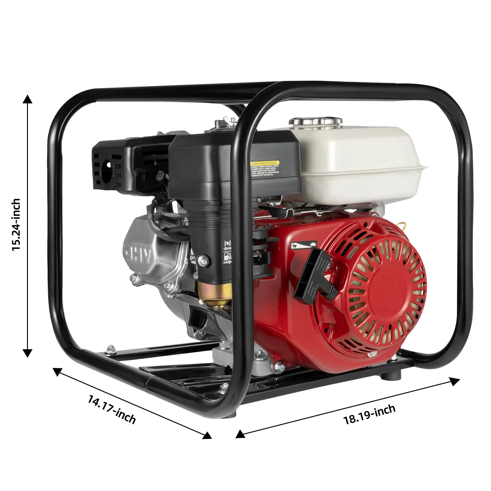 2-Inch High Flow Water Pump | Air-Cooled 2-Stroke Engine | Garden & Construction Use - Thumbnail 2