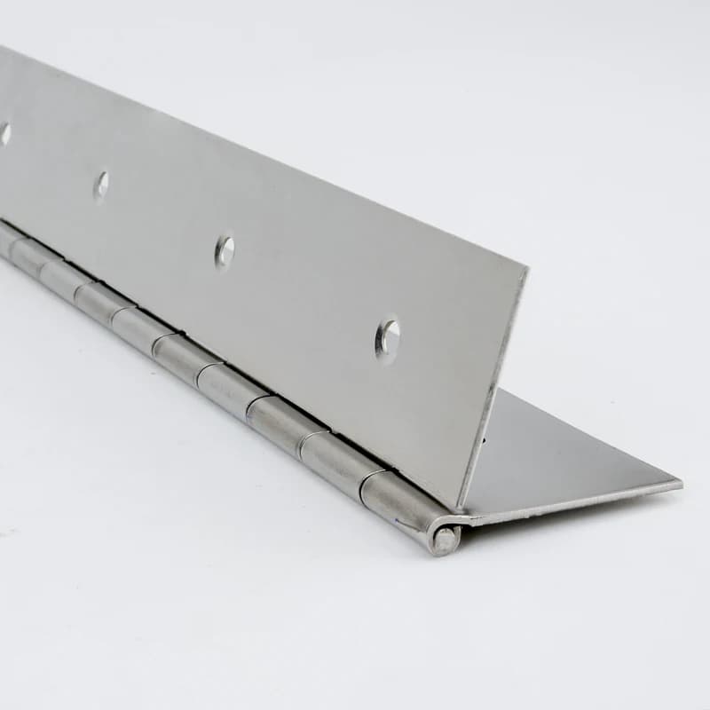 Duty 304 Stainless Steel Piano Hinges | 6in-20in Continuous Hinge | 2pcs for Cabinet - Thumbnail 4