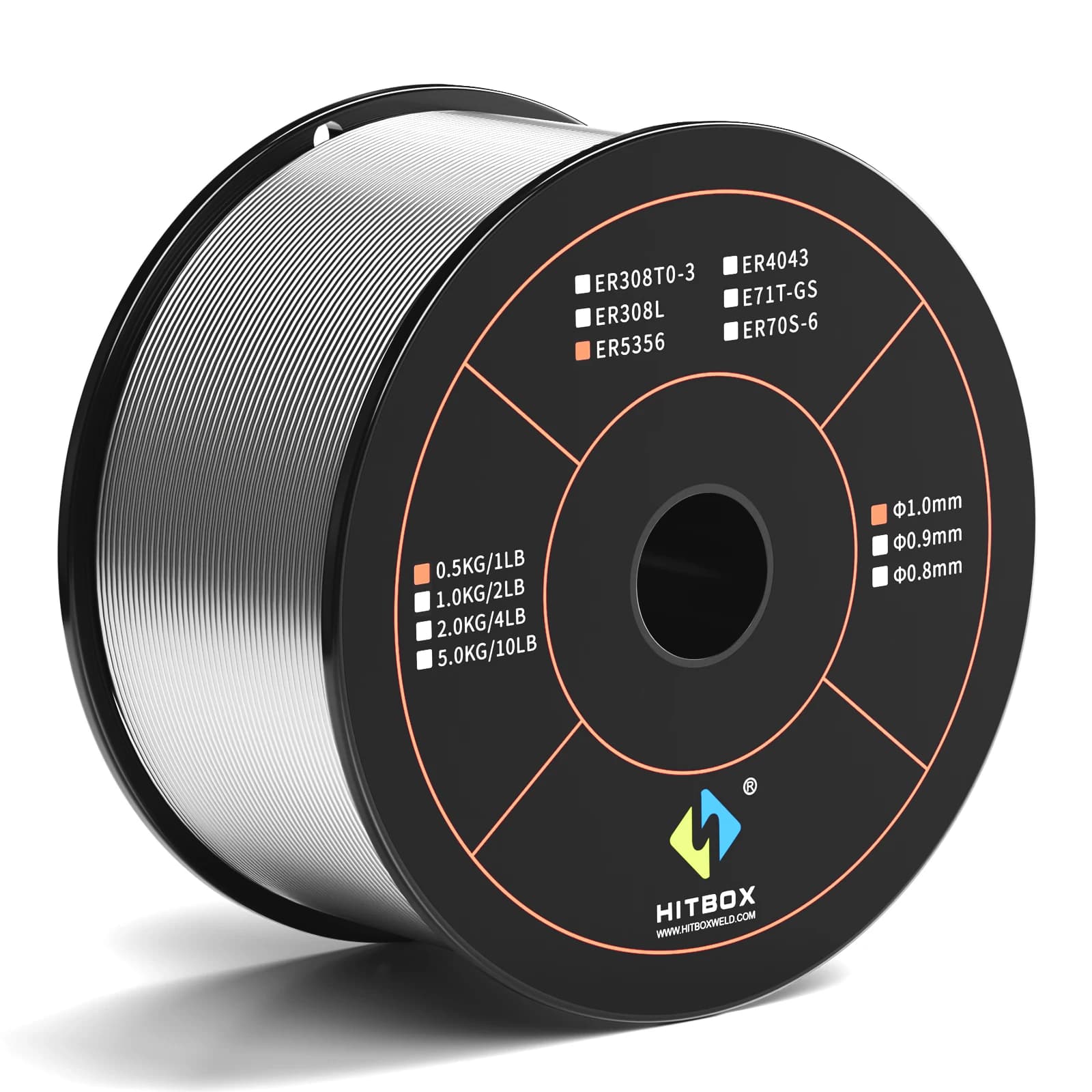 ER5356 Aluminum Welding Wire | 1.0mm Flux-Cored | 0.5KG Spool for Steel & Iron - Thumbnail 2